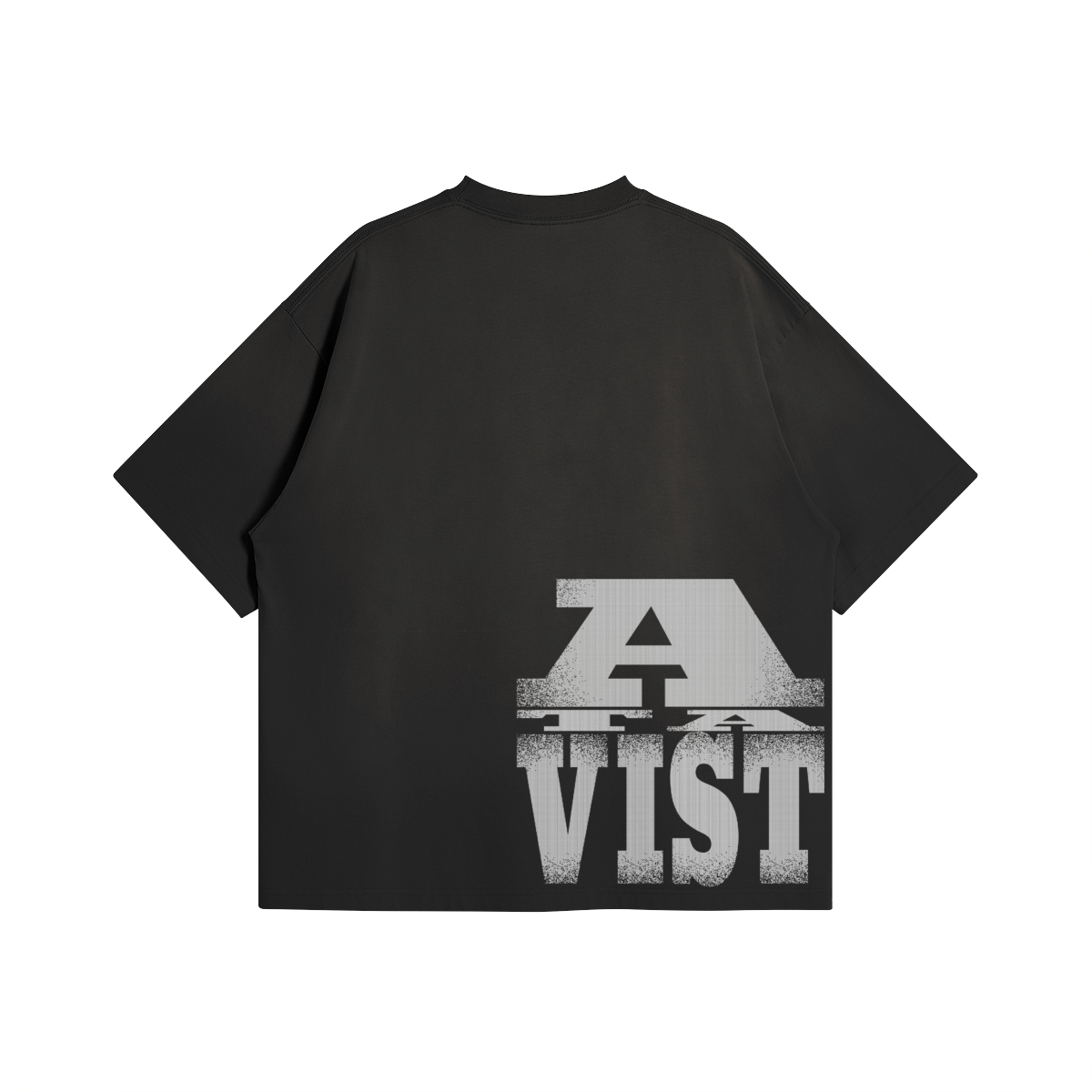 ATAVIST Essential Oversized Tee Black — Rückseite